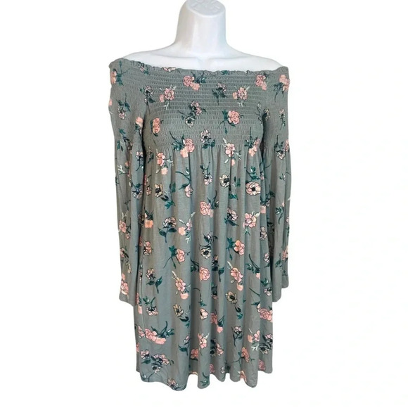 Xhilaration Floral Off-Shoulder Sun Dress XS - Brand New with Tags - Picture 2 of 7